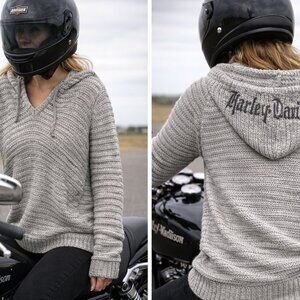 HARLEY DAVIDSON - Woman's pullover hooded sweater - brand name embroidery- 2xl